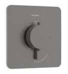 HANSGROHE - Ecostat Comfort Q Termostatická baterie pod omítku, kartáčovaný černý chrom 33712340