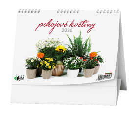 Stolní kalendář 2026 Baloušek - Pokojové květiny