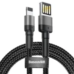 Baseus CALKLF-GG1 Kabel USB-A (M) - Lightning (M) 1 m černo-šedá (CALKLF-GG1)