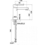 PAFFONI - West Umyvadlová baterie, Energy Saving, chrom WS071CR-ES