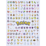 Pokémon Puzzle Ravensburger - Prvních 151 Pokémonů - 500 dílků