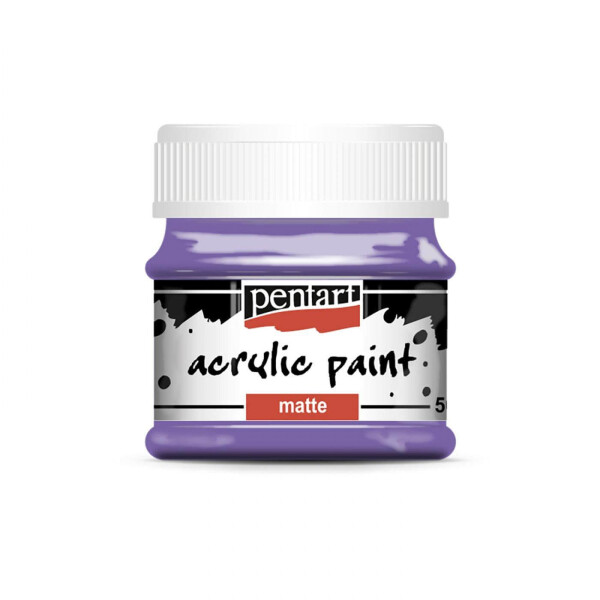 Hobby akrylová barva Pentart MATTE 50 ml, fialová violet