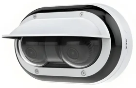 AXIS P4708-PLVE / Venkovní panoramatická IP kamera / kopule / 2x 8 Mpx / Antivandal / Den a noc (02944-001)