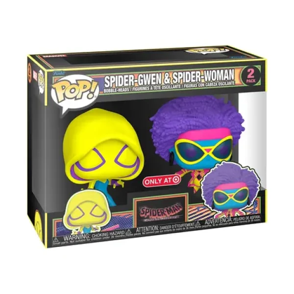 Funko POP! 2 Pack Spider Gwen Spider Woman (Marvel) Special Edition (Blacklight)