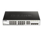 D-Link DGS-1210-20 20-port Gigabit Smart+ Switch, 16x GbE, 4x RJ45/SFP, fanless EDF_385517