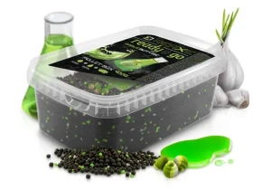 Delphin Reaxe ReadyGo Česnek-Butyric / Pellet box / 400 g + booster + wafters / method feeder (101006477)