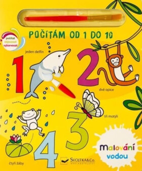 Malování vodou Počítám od 1 do 10 - Kolektiv
