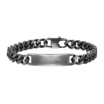 Pánský ocelový náramek Daniele - 10 mm pancer řetízek, 20 cm Vintage