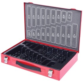 KS Tools 330.1640 HSS-R sada spirálových vrtáku do kovu 1 mm, 1.5 mm, 2 mm, 2.5 mm, 3 mm, 3.5 mm, 4 mm, 4.5 mm, 5 mm, 5.5 mm, 6 mm, 6.5 mm, 7 mm, 7.5 mm, 8 mm,