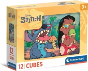 CLEMENTONI Obrázkové kostky Stitch