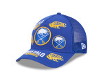 New Era Pánská kšiltovka Buffalo Sabres NHL 9FORTY M-Crown A-Frame Trucker All Over modrá