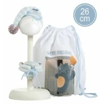 Llorens M26-313 obleček pro panenku miminko NEW BORN velikosti 26 cm s doplňky
