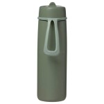 B.box 0926 Nerezová termolahev s brčkem 690 ml - olive