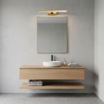 Koupelnové nástěnné LED svítidlo APP1861-1W 60 cm GOLD OSW-66014