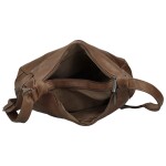 Trendy dámská koženková crossbody kabelka Riva, khaki