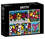 BLUEBIRD Puzzle Koláž: Srdce a květiny