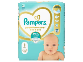 Pampers Premium Care, vel. 1, 72 ks