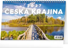 Notique Česká krajina 2027 / Stolní kalendář / 23,1 × 14,5 cm