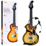 Mamido Dětská rocková elektrická kytara - dřevěná