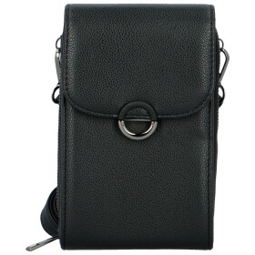 Stylová dámská koženková crossbody kapsa Gabrisa, černá