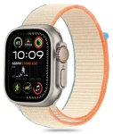 Tech-Protect Nylon béžová / Řemínek pro Apple Watch 6/7/8/9/10/SE/Ultra 1/2 / 44/45/46/49 mm