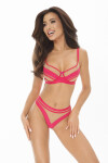 String Brasiliana V-11055 růžová - Axami XXXL