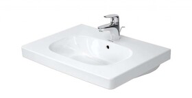 DURAVIT - D-Code Umyvadlo nábytkové 65x49 cm, s přepadem, s otvorem pro baterii, bílá 03426500002