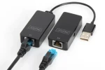Digitus DA-70141 černá / USB 2.0 extender / Cat5/5e/6 / do 50 m (DA-70141)