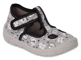 BEFADO 630P012 chlapecké bačkorky šedé ZOO 20 630P012_20