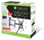 Techly ICA-PLB-136E černá / Nástěnný držák pro TV / 32-55" / VESA 400x400 / nosnost 30 kg / slim (ICA-PLB-136E)