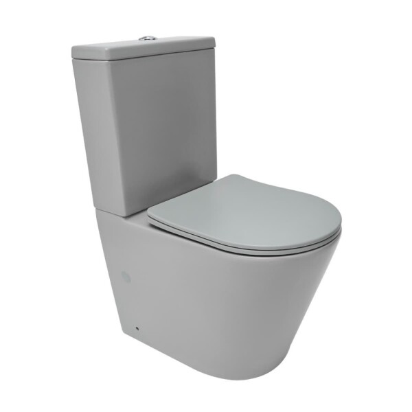 Wc kombi komplet kombinovaný SAT Infinitio šedá mat vario odpad SATINF031VPSNLGRM SATINF031VPSNLGRM