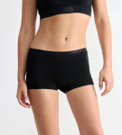 Dámské kalhotky GO Daily Cotton Short 3P - BLACK - černé 0004 - SLOGGI BLACK L