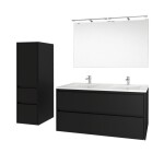 Mereo Opto, koupelnová skříňka 120 cm, černá CN943SN