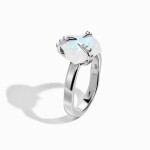 Royal Fashion stříbrný prsten GU-DR21589R-SILVER-MOONSTONE-TOPAZ Velikost: 6 (EU: 51-53)