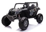 Mamido Dětské elektrické auto Buggy UTV-MX 4x4 LCD MP4 lakované maskáčové