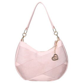 Stylová dámská kabelka na rameno LB Candy, růžová