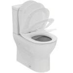 IDEAL STANDARD - Eurovit WC kombi se sedátkem SoftClose, vario odpad, RimLS+, bílá E336301