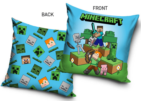 Dětský povlak na polštářek Minecraft Adventure