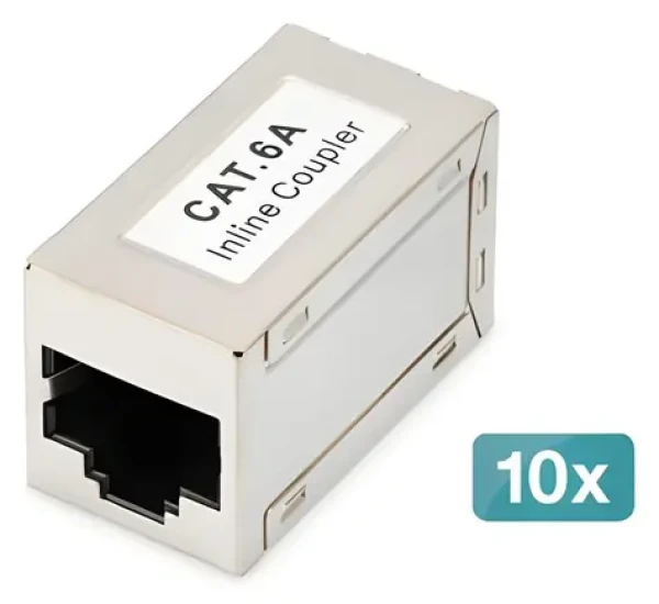 Digitus CAT 6A / Modulární spojka / stíněná / RJ-45 / 10 ks (DN-93905-10)