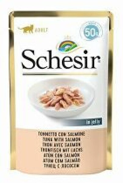 Schesir Cat kapsa Adult tuňák/losos 50G