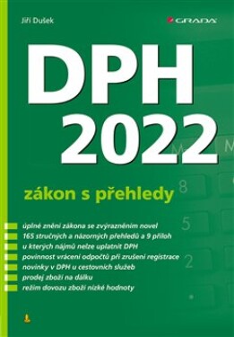 DPH 2022 zákon přehledy