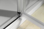 H K - Sprchové dveře PURE D2 80 dvoukřídlé 76-81 x 190 PURED280
