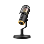 Genius MIC-S400U černá / Streamovací mikrofon / USB-C / Kardioidní / RGB (31700002400)