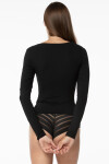 Dámské bezešvá košilka s dlouhým rukávem Simple Longsleeve Černá - Julimex černá M