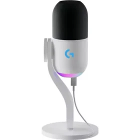 Logitech G Yeti GX Dynamic RGB bílá / herní mikrofon (988-000576)