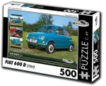 RETRO-AUTA Puzzle č. 49 Fiat 600 D (1964)