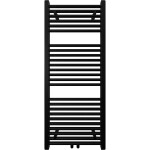 CERANO - Koupelnový elektrický radiátorový set Lincoln - 300W - černá matná - 1200x500 mm CER-978844