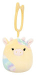 Squishmallows Klíčenka Žlutá kravička - Rina