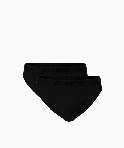 Pánské bambusové slipy ATLANTIC 2Pack černé Velikost: