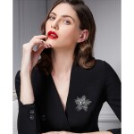 Exkluzivní brož Swarovski Elements Gregoria, Modrá